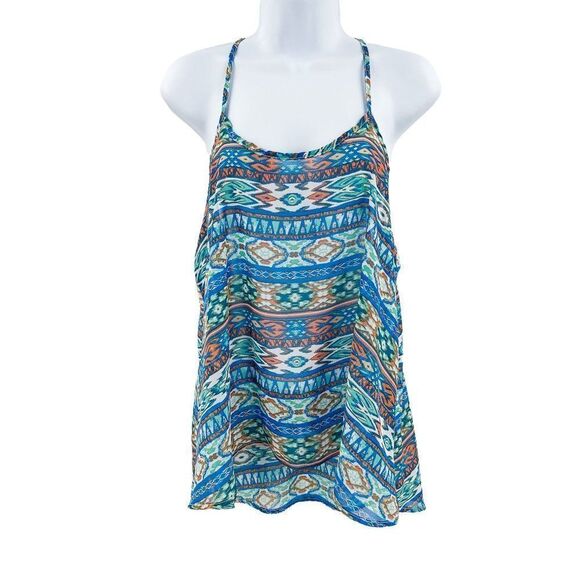 Nabee Bohemian Print Tank Top - Picture 1 of 6